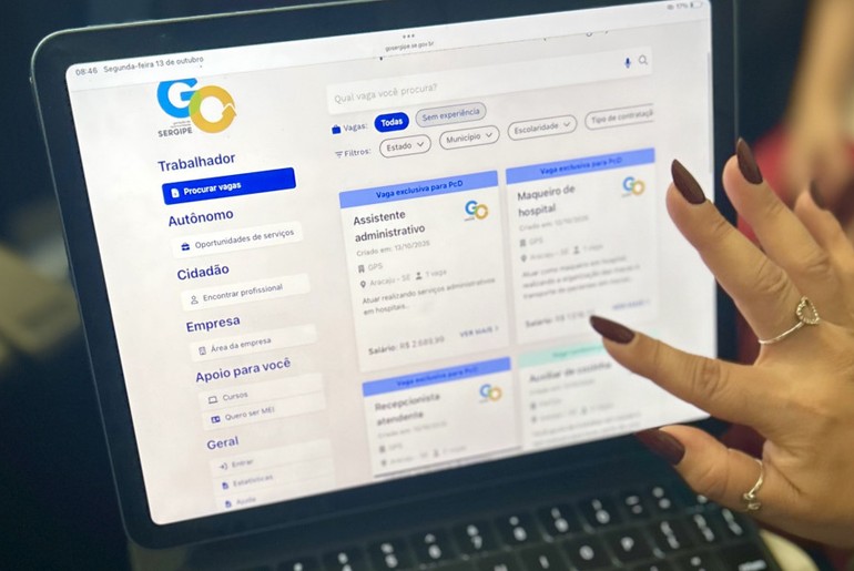 629 vagas de emprego são ofertadas em Sergipe; Confira