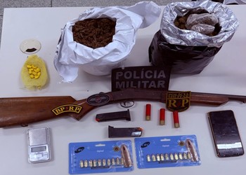 Homem é preso com drogas, munições e arma durante operação em Socorro
