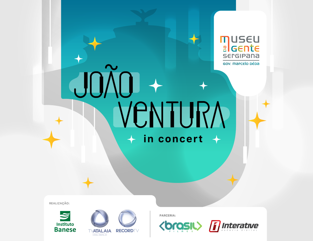 Instituto Banese e TV Atalaia realizam concerto com João Ventura e convidados no Museu da Gente Sergipana